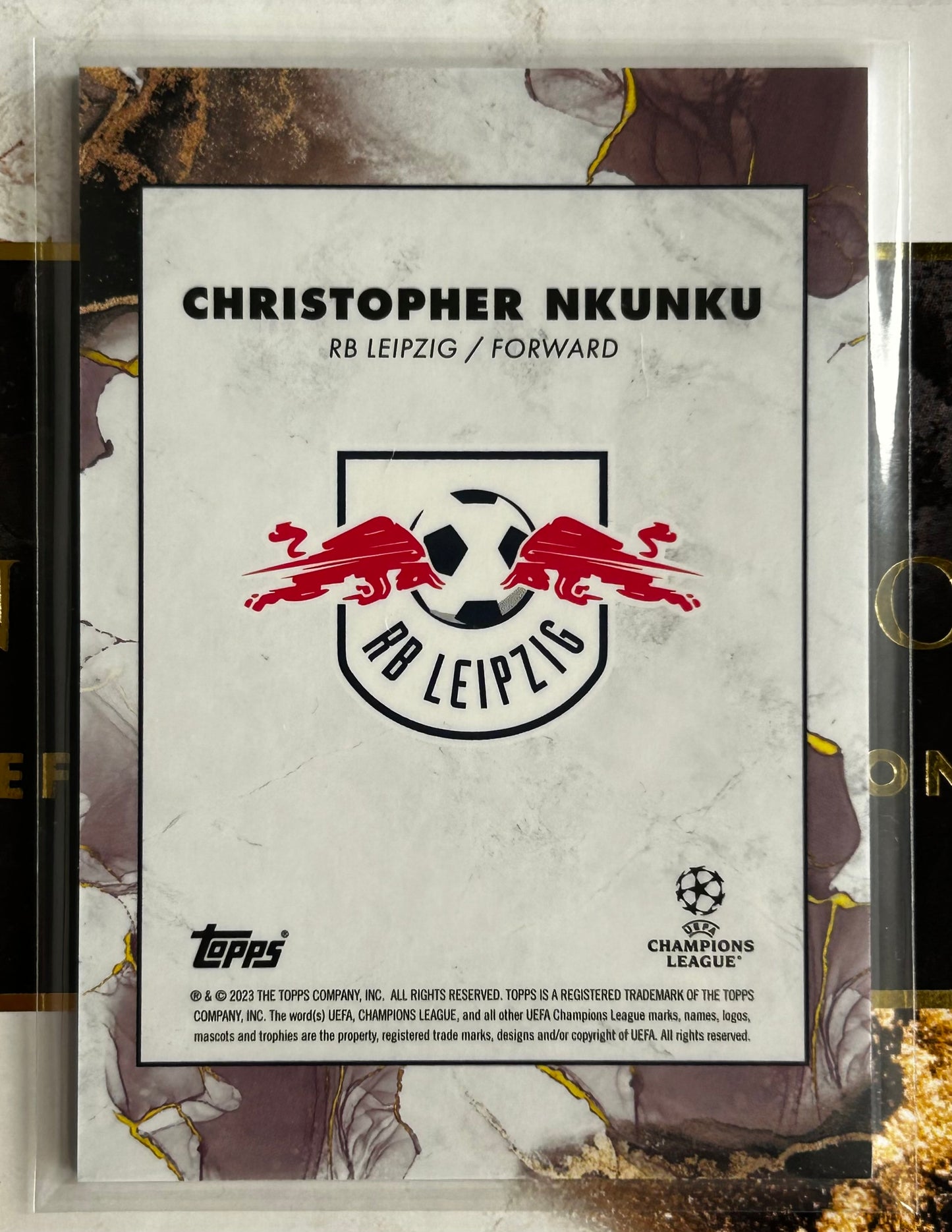 Topps UEFA Inception 2023 - CHRISTOPHER NKUNKU (RB LEIPZIG) Star Quality