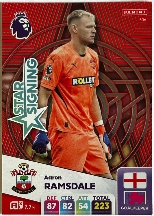 Panini Adrenalyn XL Premier League 2025 - AARON RAMSDALE (SOUTHAMPTON) Star Signing 506