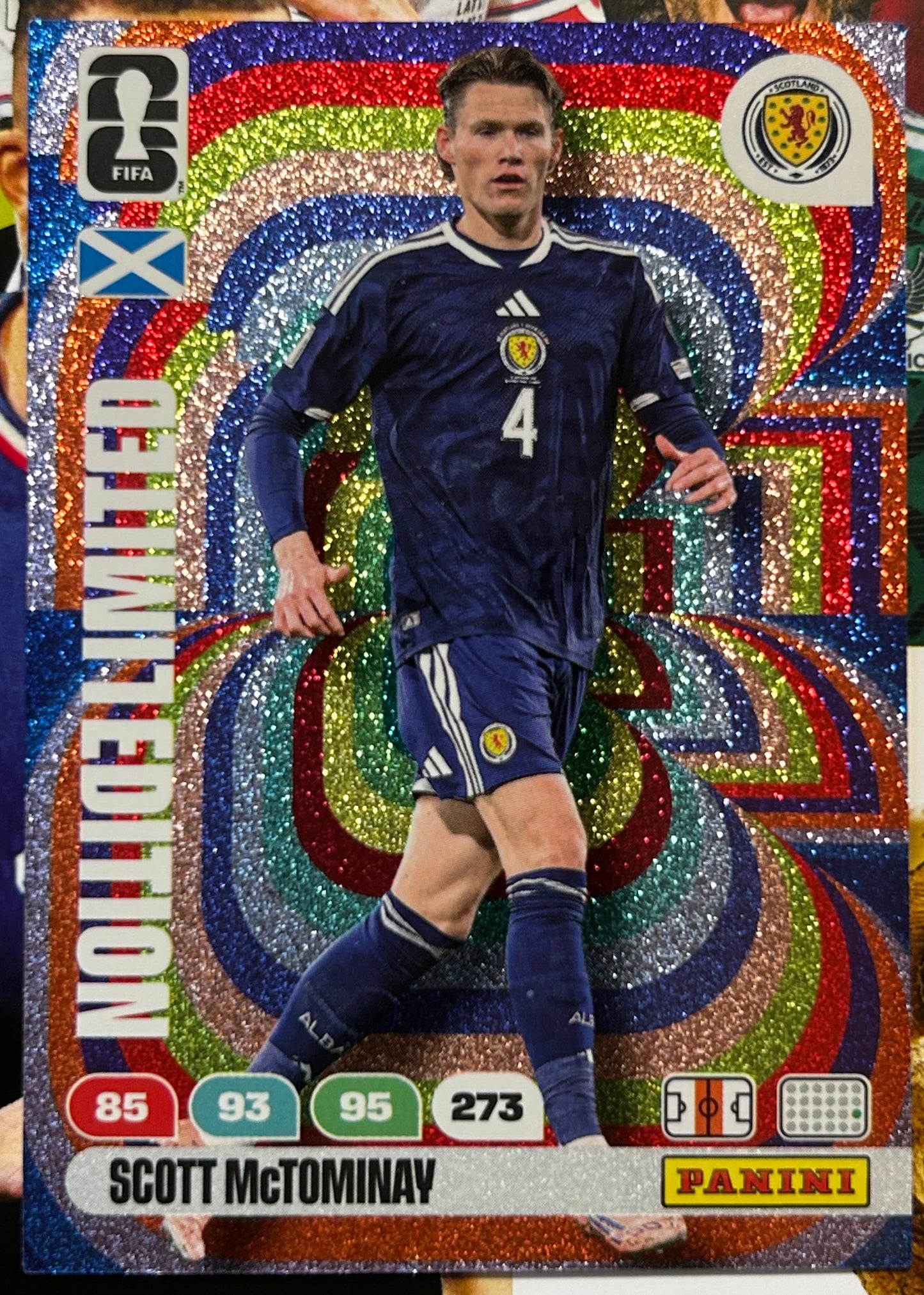 Panini FIFA World Cup 2026 Adrenalyn XL - SCOTT McTOMINAY (SCOTLAND) Limited Edition