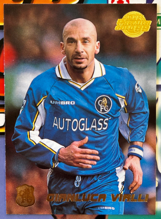 Merlin's Premier Gold 99 Trading Cards - GIANLUCA VIALLI (CHELSEA) #36