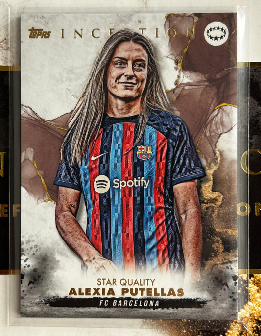 Topps UEFA Inception 2023 - ALEXIA PUTELLAS (FC BARCELONA) UWCL Star Quality