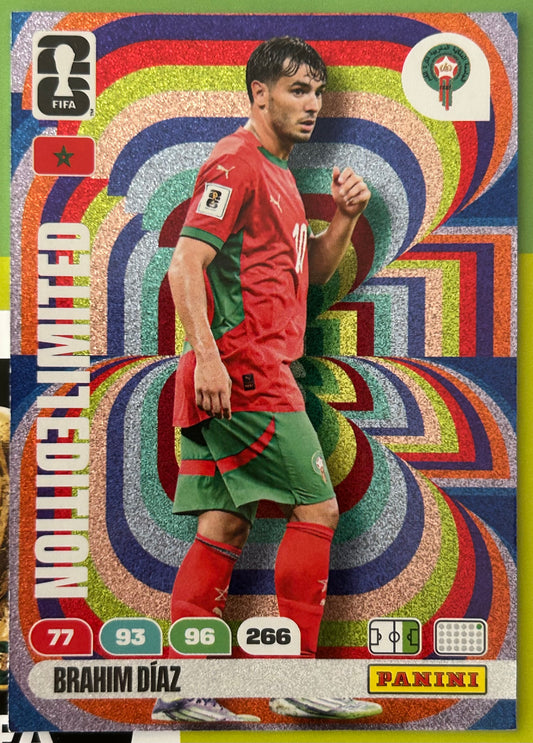 Panini FIFA World Cup 2026 Adrenalyn XL - BRAHIM DIAZ (MOROCCO) Limited Edition