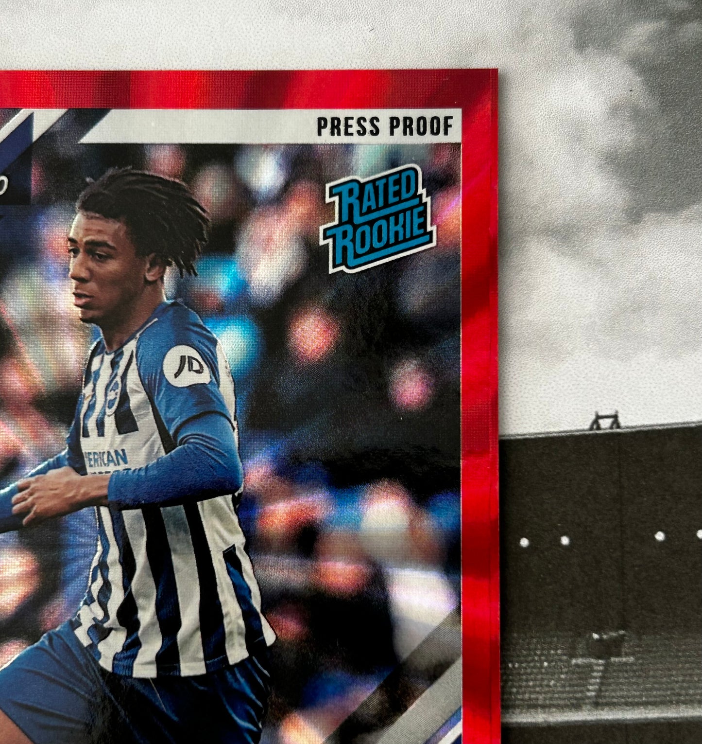 2019-20 Panini Chronicles Donruss Soccer - BERNARDO (BRIGHTON) Press Proof Rated Rookie Red Laser #38 /99