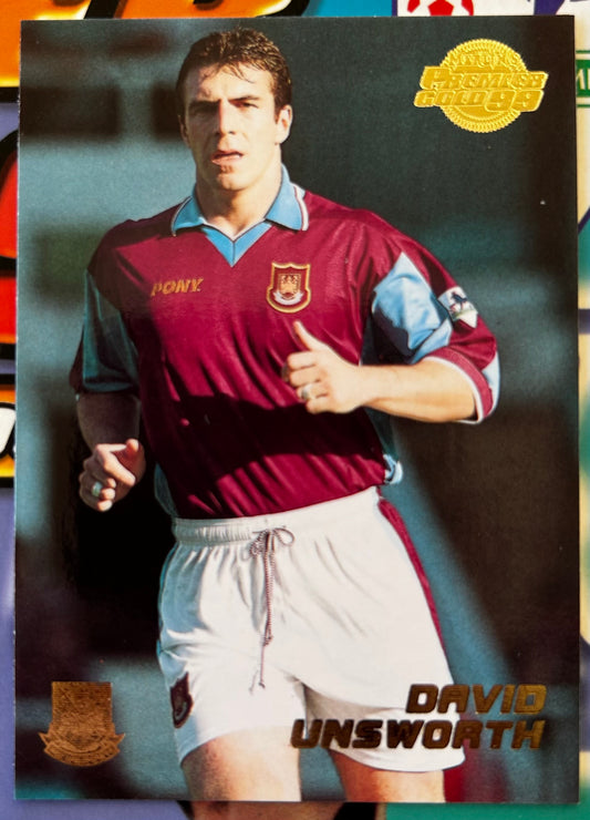 Merlin's Premier Gold 99 Trading Cards - DAVID UNSWORTH (WEST HAM UNITED) #137
