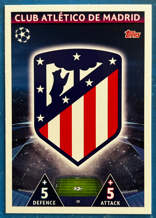 Topps Match Attax UEFA Champions League 2018-19 - Single ATLETICO DE MADRID Base Cards