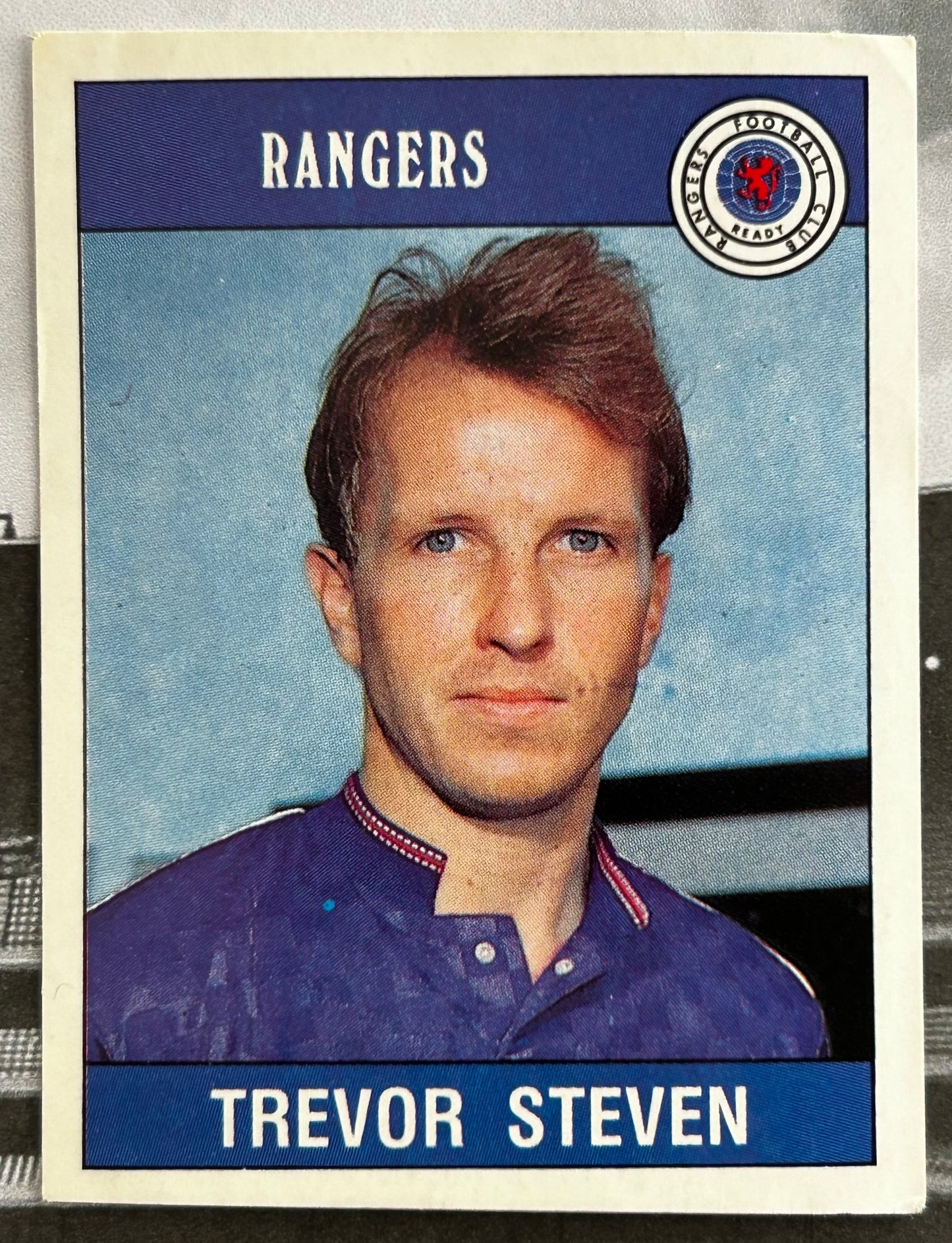 Panini Football 90 Sticker - TREVOR STEVEN (RANGERS) #452