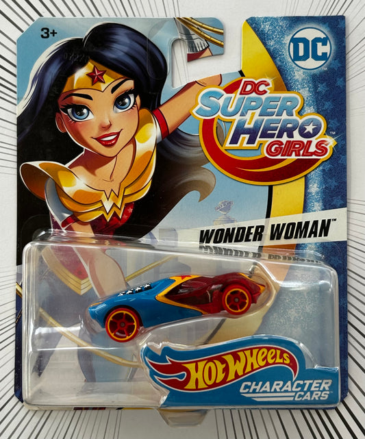 Mattel Hot Wheels Diecast Character Cars 1:64 - Wonder Woman DC Super Hero Girls