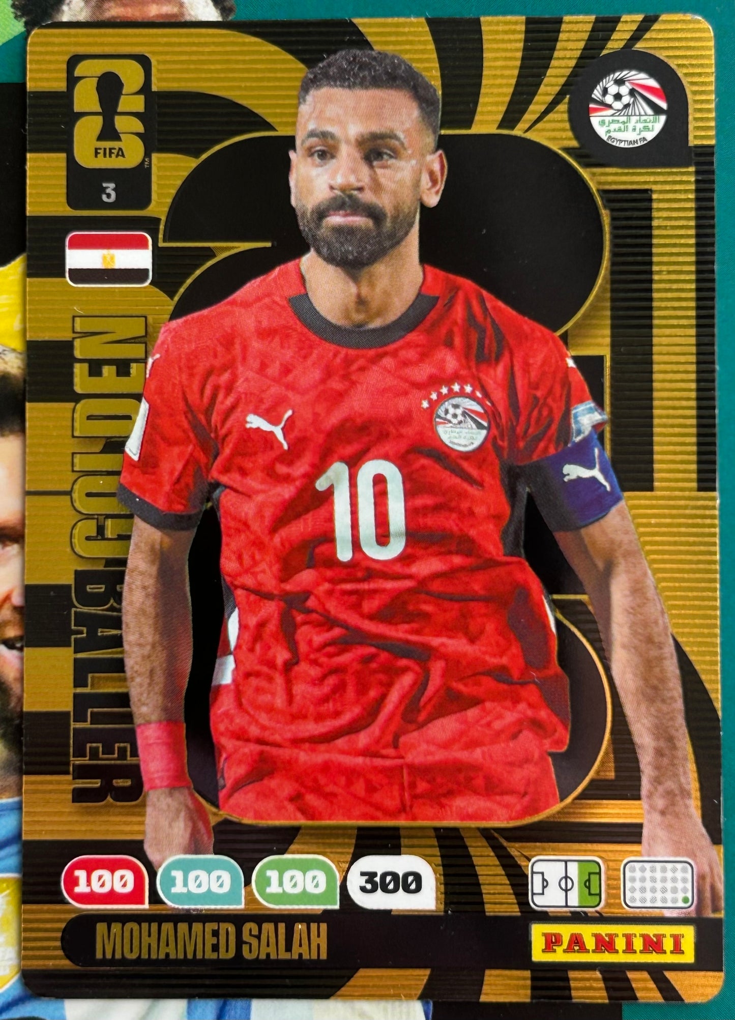 Panini FIFA World Cup 2026 Adrenalyn XL - MOHAMED SALAH (EGYPT) Golden Baller #3