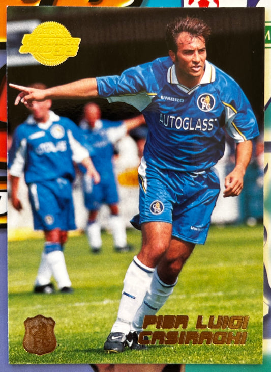 Merlin's Premier Gold 99 Trading Cards - PIER LUIGI CASIRAGHI (CHELSEA) #37