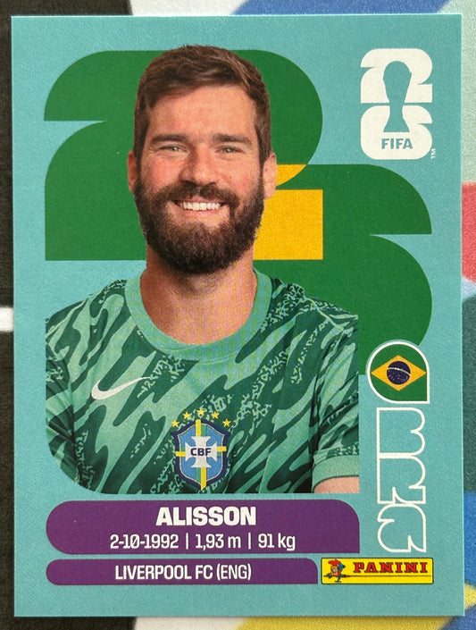 Panini FIFA World Cup 2026 Official Sticker Collection - ALISSON (BRAZIL) BRA2