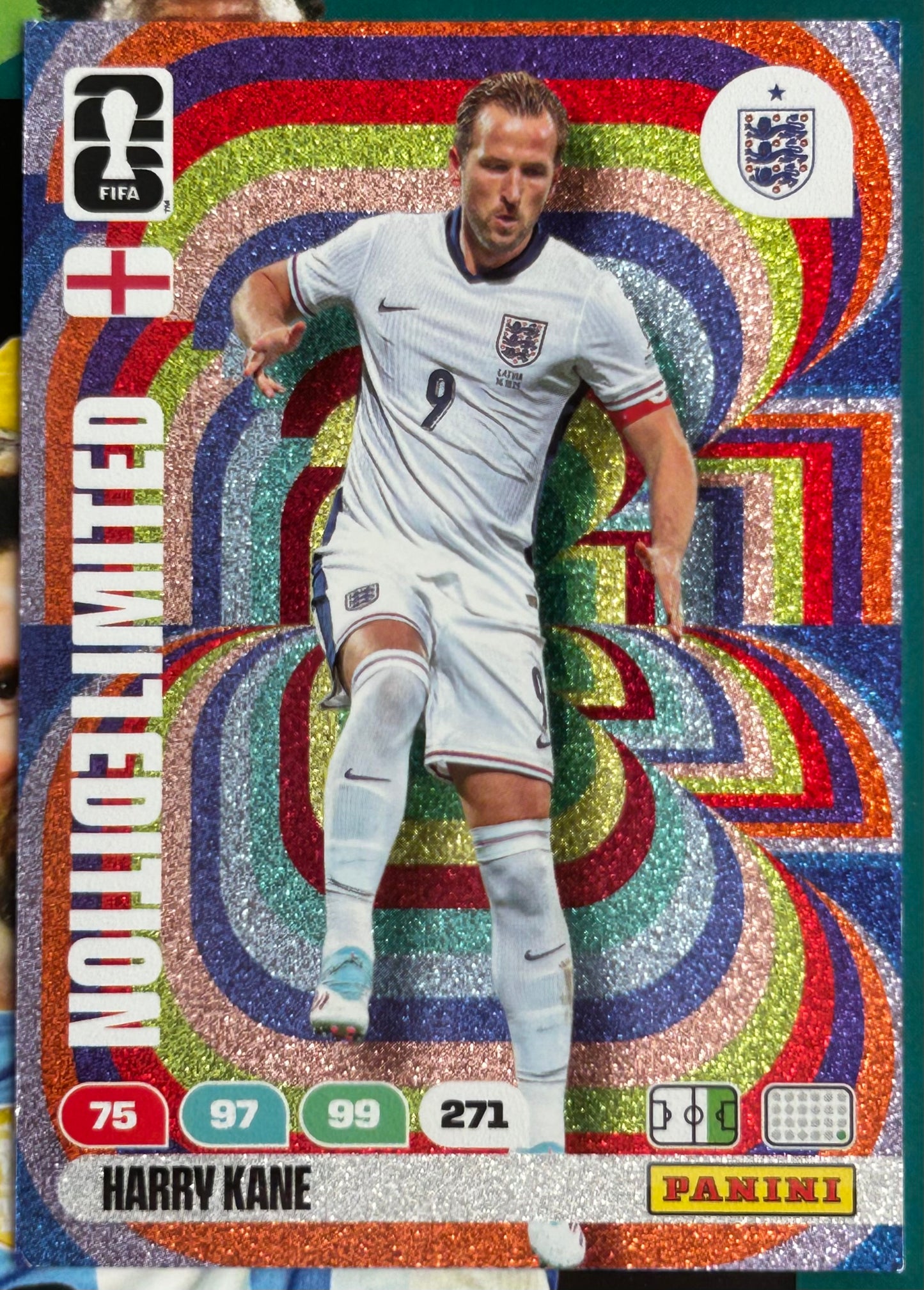 Panini FIFA World Cup 2026 Adrenalyn XL - HARRY KANE (ENGLAND) Limited Edition