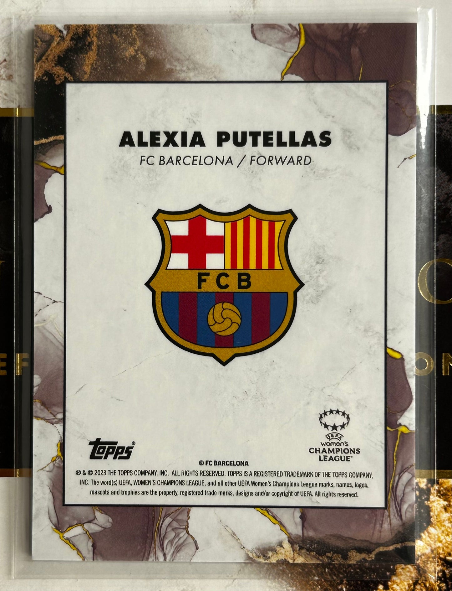 Topps UEFA Inception 2023 - ALEXIA PUTELLAS (FC BARCELONA) UWCL Star Quality