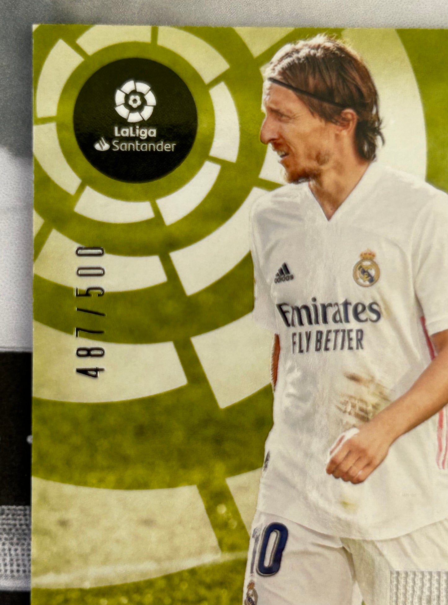 2020-21 Panini Chronicles La Liga Soccer - LUKA MODRIC (REAL MADRID) Player-Worn Patch #18 /500