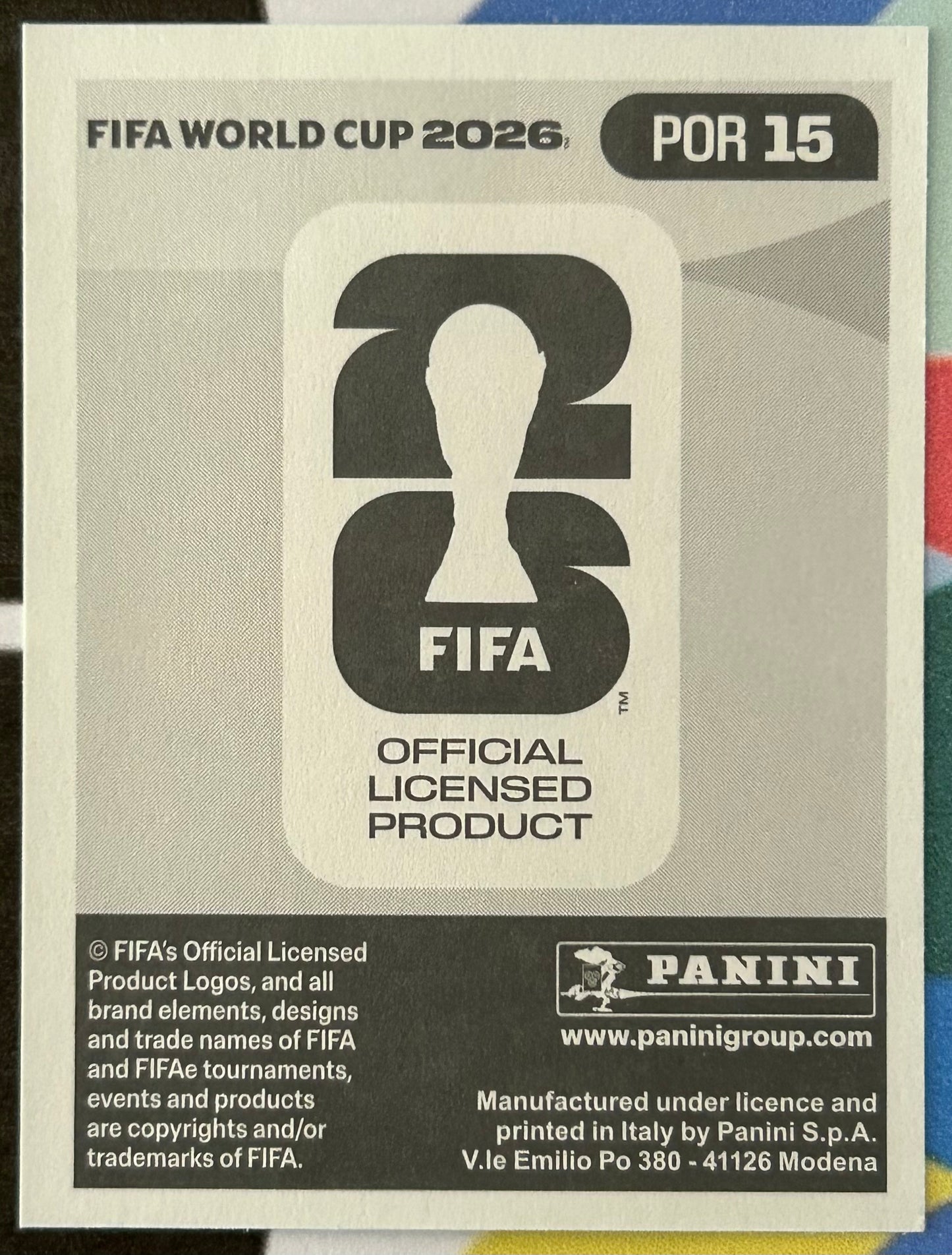 Panini FIFA World Cup 2026 Official Sticker Collection - CRISTIANO RONALDO (PORTUGAL) POR15