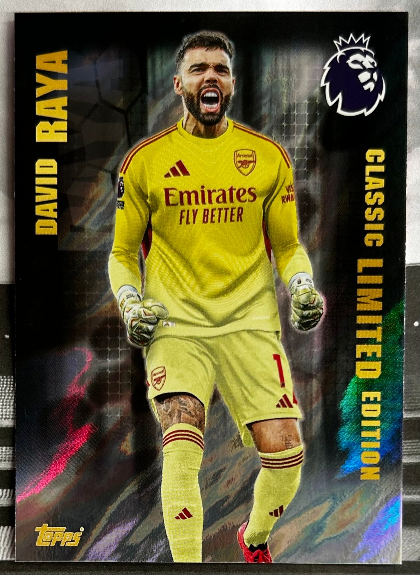 Topps Premier League 2026 Debut Edition - DAVID RAYA (ARSENAL) Classic Limited Edition LE1