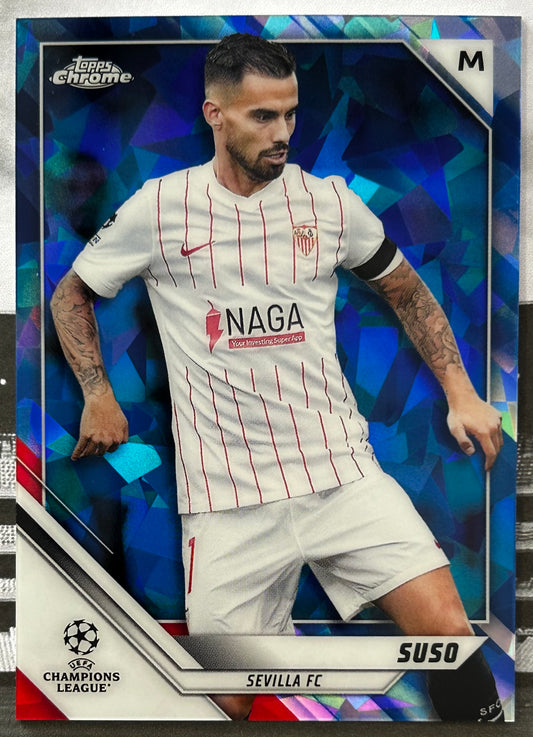 Topps UEFA Chrome Sapphire 2021-22 - SUSO (SEVILLA FC) #169