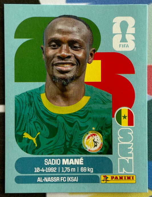 Panini FIFA World Cup 2026 Official Sticker Collection - SADIO MANE (SENEGAL) SEN15