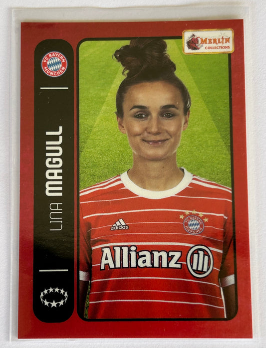 2022-23 Topps Merlin Heritage 98 UEFA - LINA MAGULL (BAYERN MUNICH) #099