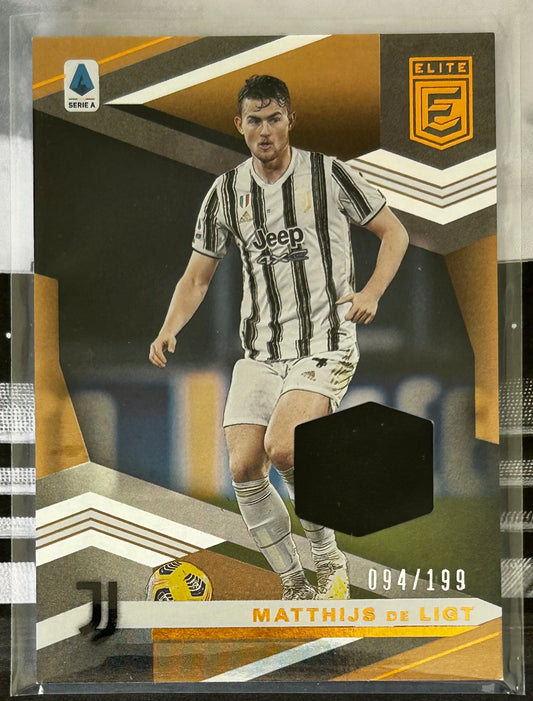2020-21 Panini Chronicles Donruss Elite Soccer - MATTIJS DE LIGT (JUVENTUS) Match-Worn Patch #18 /199