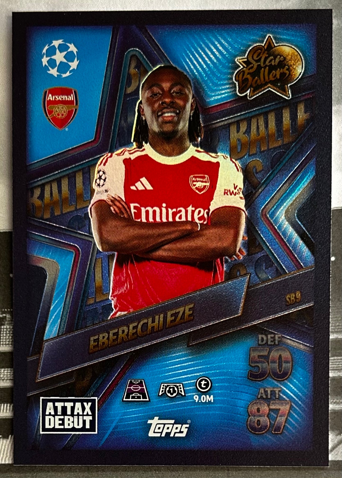 Topps 2025-26 Match Attax UEFA Update - Single STAR BALLERS Cards (SB1 - SB16)