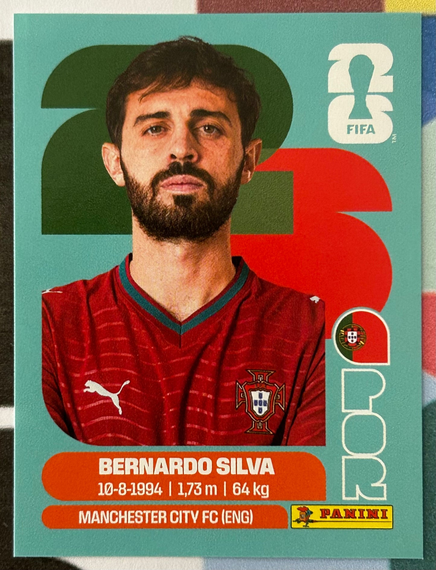 Panini FIFA World Cup 2026 Official Sticker Collection - BERNARDO SILVA (PORTUGAL) POR9