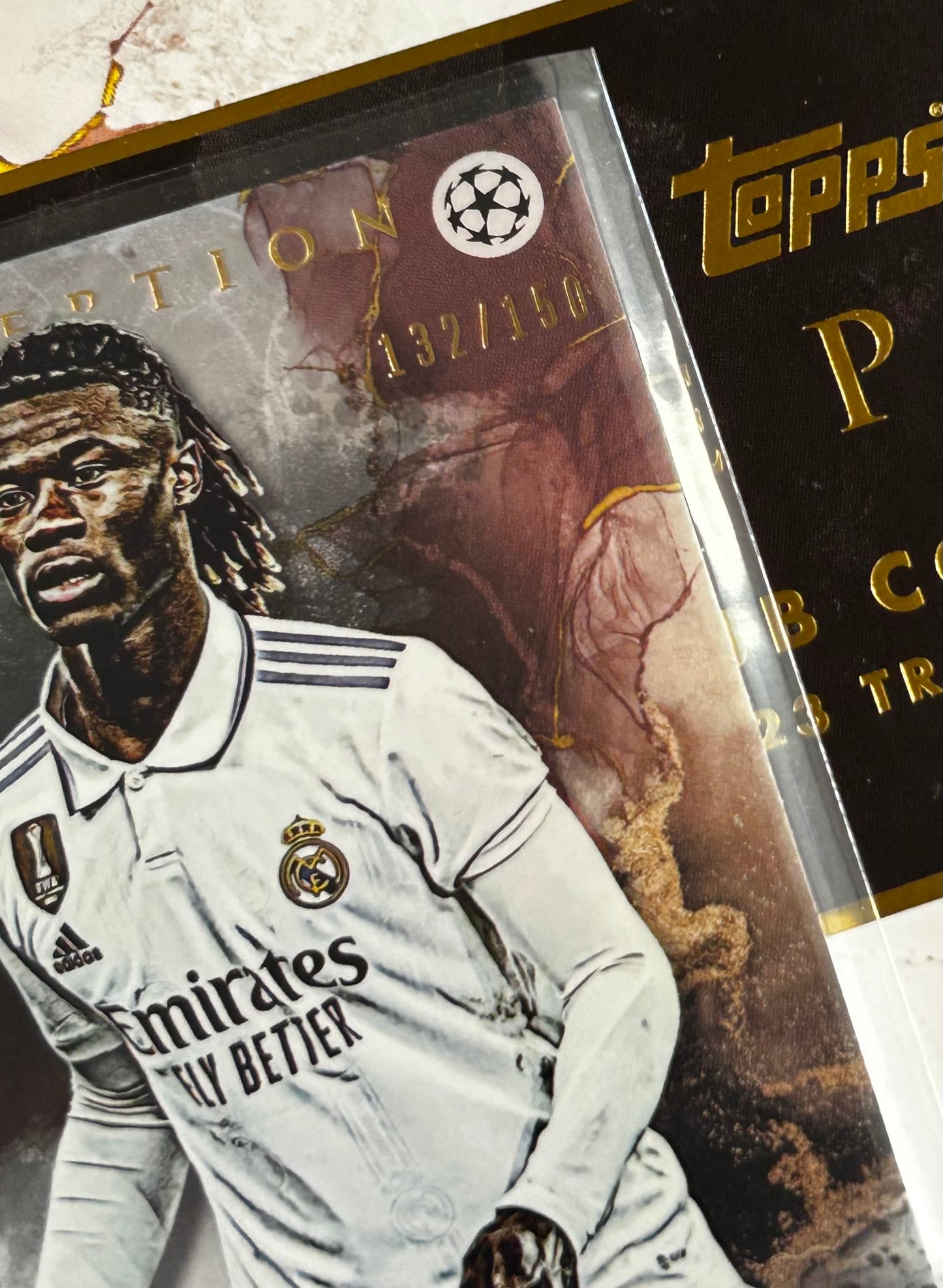 Topps UEFA Inception 2023 - EDUARDO CAMAVINGA (REAL MADRID) Star Quality Silver Parallel /150