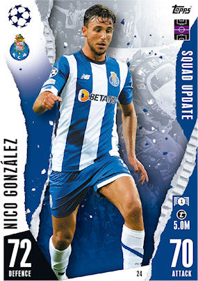 Topps 2023-24 Match Attax Extra UEFA - Single SQUAD UPDATE Cards (#1 - #45)