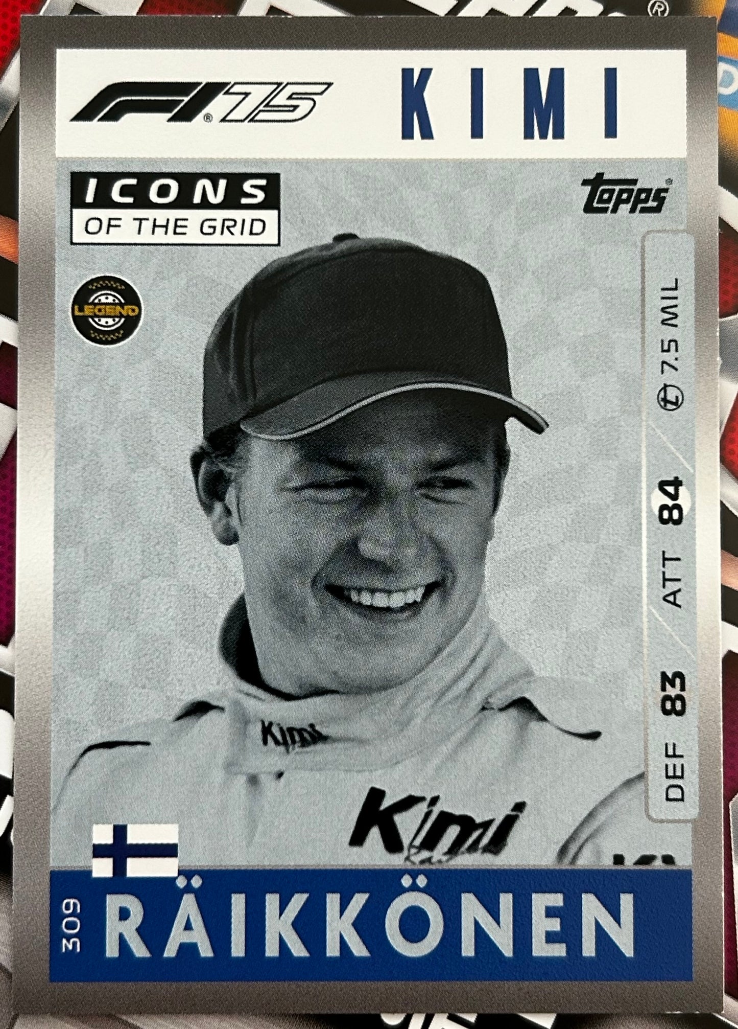 Topps F1 Turbo Attax 2025 - Single ICONS OF THE GRID Cards (#295 - #312)