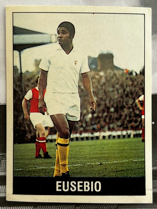 Panini Football 90 Sticker - EUSEBIO (PORTUGAL) World Cup Stars #312