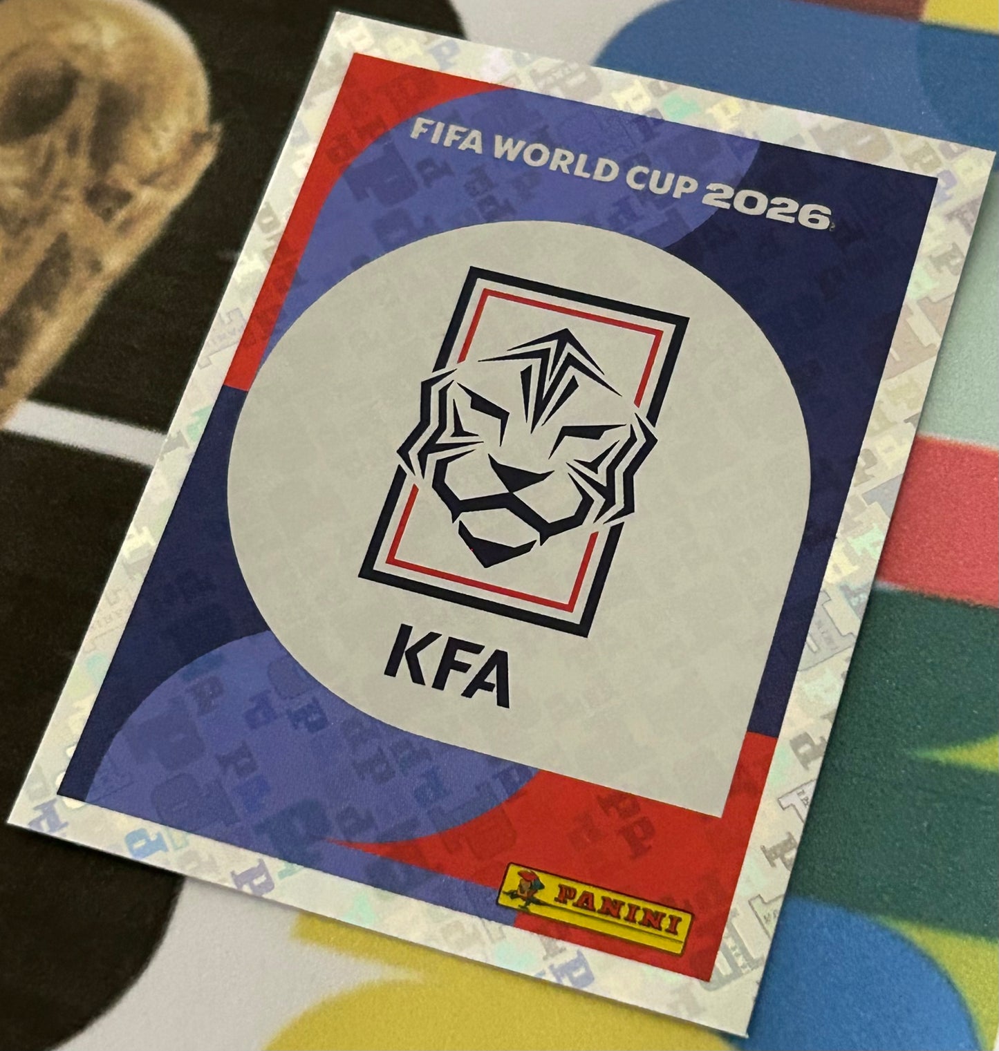 Panini FIFA World Cup 2026 Official Sticker Collection - EMBLEM (KOREA REPUBLIC) Foil Sticker KOR1