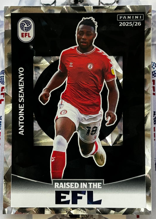 Panini EFL 2025-26 Sticker Collection - ANTOINE SEMENYO (BRISTOL CITY) Raised in the EFL #689