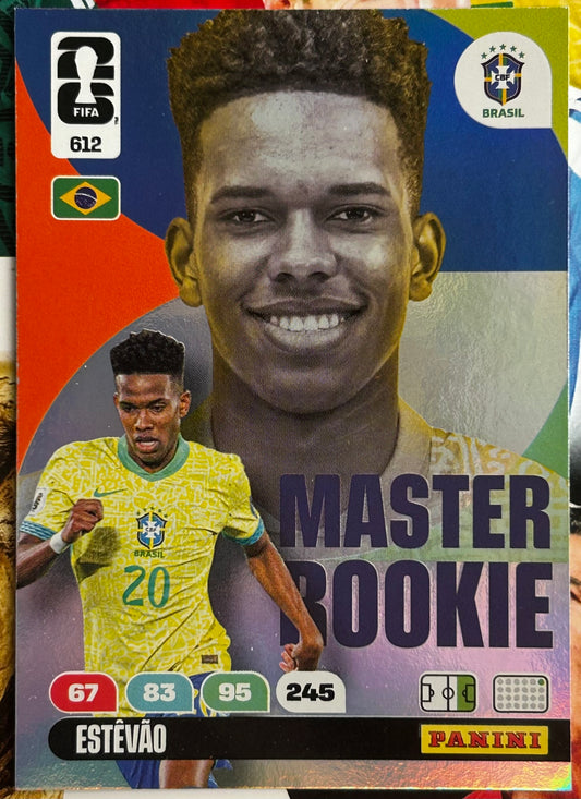 Panini FIFA World Cup 2026 Adrenalyn XL - ESTEVAO (BRAZIL) Master Rookie #612