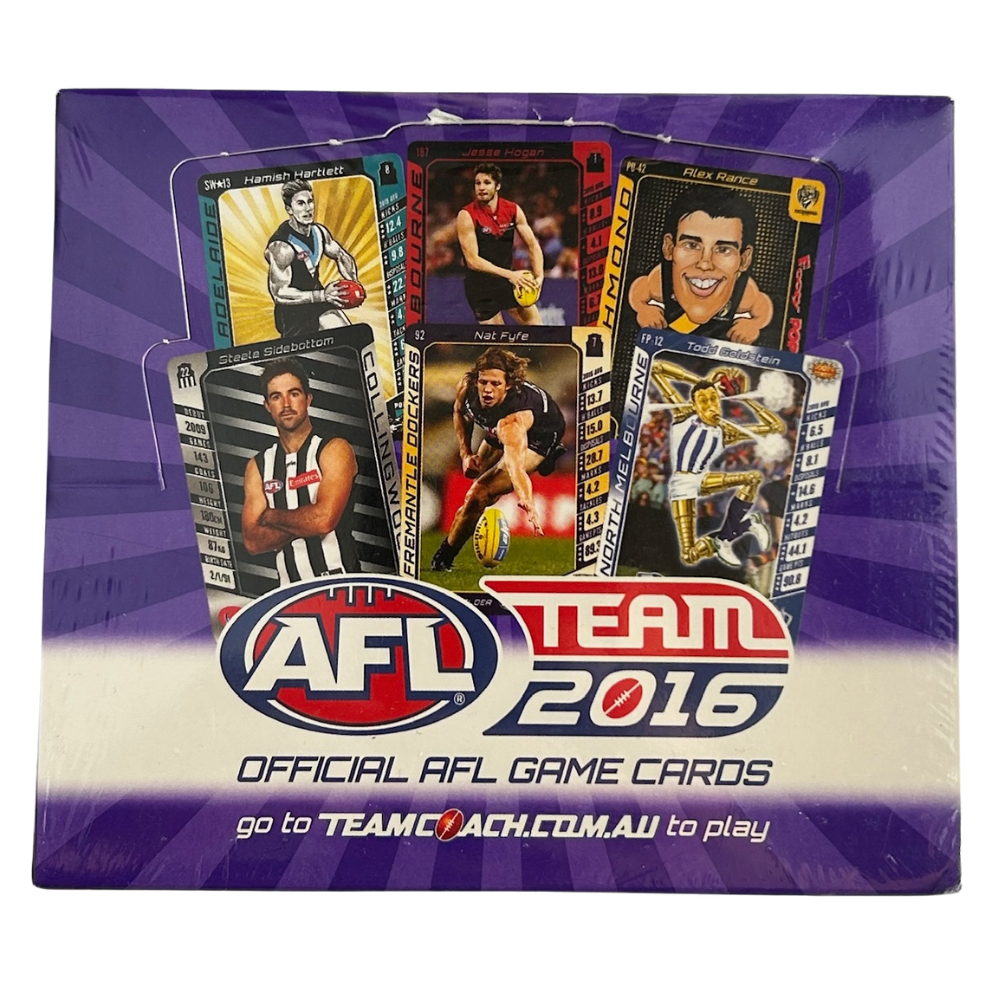 AFL Teamcoach 2016 Trading Card Collection - Box of 36 Packets