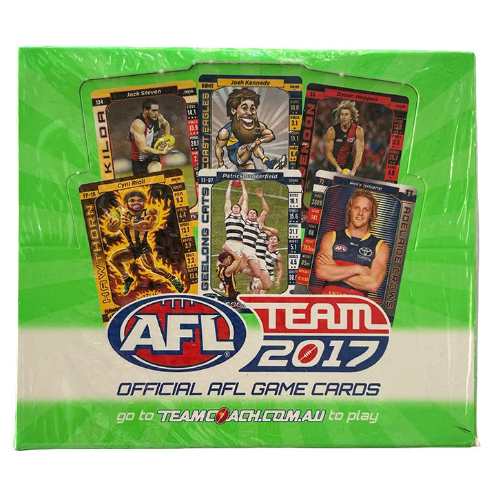 AFL Teamcoach 2017 Trading Card Collection - Box of 36 Packets