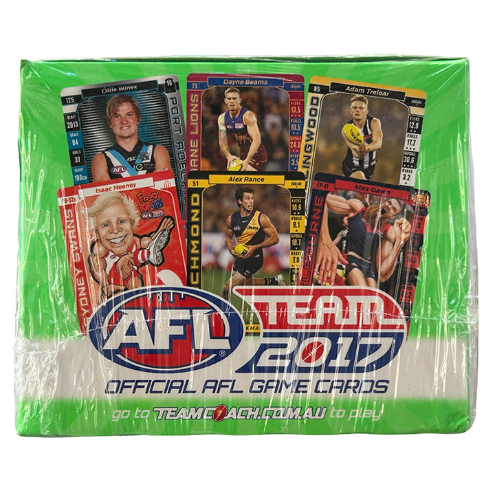 AFL Teamcoach 2017 Trading Card Collection - Box of 36 Packets