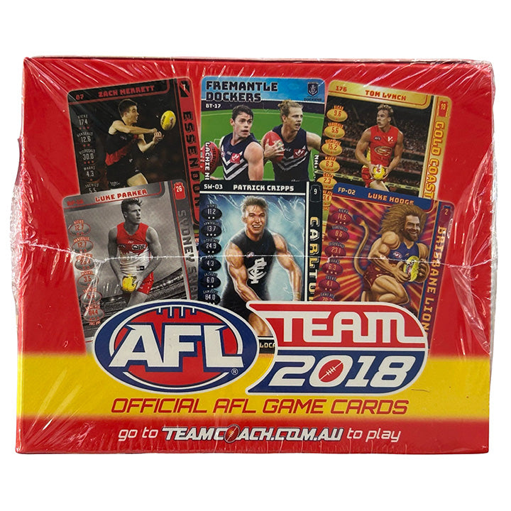 AFL Teamcoach 2018 Trading Card Collection - Box of 36 Packets