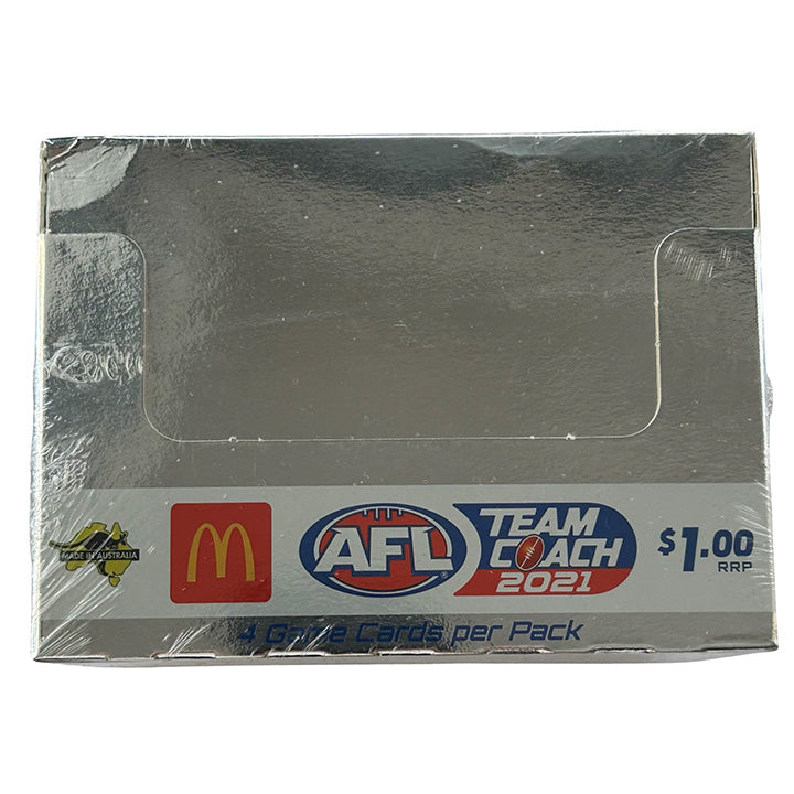 AFL Teamcoach 2021 Trading Card Collection - Maccas Captains Box of 50 Packets