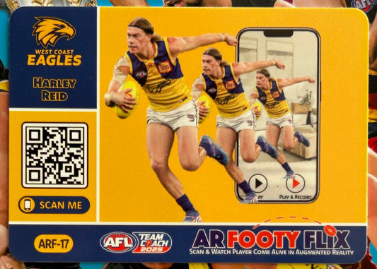 AFL Teamcoach 2025 - HARLEY REID (WEST COAST EAGLES) AR Footy Flix ARF-17