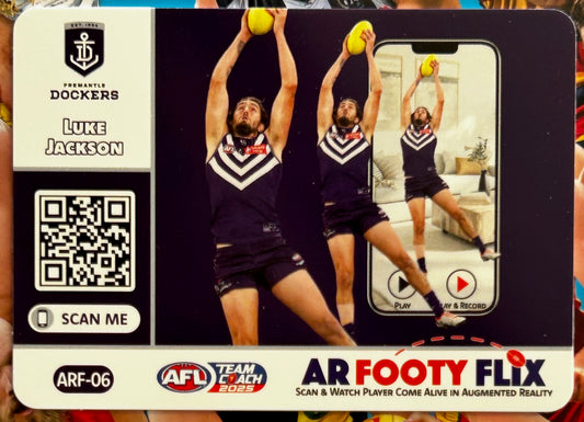 AFL Teamcoach 2025 - LUKE JACKSON (FREMANTLE DOCKERS) AR Footy Flix ARF-06