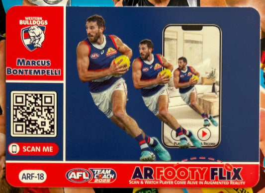 AFL Teamcoach 2025 - MARCUS BONTEMPELLI (WESTERN BULLDOGS) AR Footy Flix ARF-18