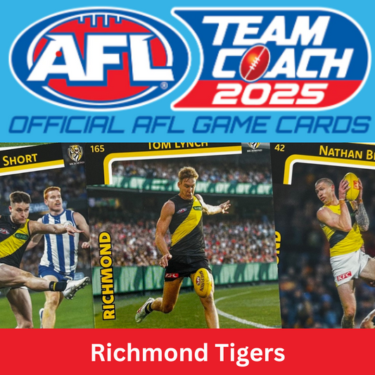 AFL Teamcoach 2025 - RICHMOND TIGERS Common Cards (#41 - #194) BUY 4 GET 2 FREE