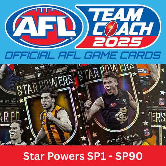 AFL Teamcoach 2025 - STAR POWERS Insert Cards (SP-01 - SP90)