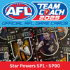 AFL Teamcoach 2025 - STAR POWERS Insert Cards (SP-01 - SP90)