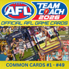 AFL Teamcoach 2026 - COMMON BASE CARDS (#1 to #49)