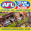 AFL Teamcoach 2026 - COMMON BASE CARDS (#100 to #149)