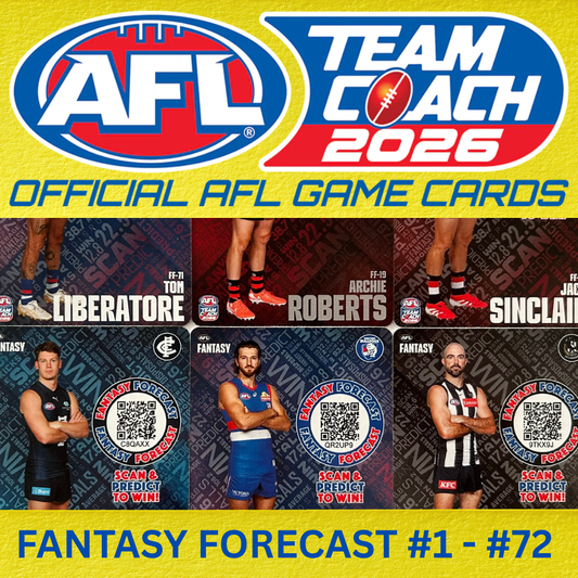 AFL Teamcoach 2026 - FANTASY FORECAST Insert Cards (FF-01 to FF-90)
