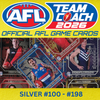 AFL Teamcoach 2026 - SILVER PARALLEL Insert Cards (#100 to #198)