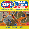 AFL Teamcoach 2026 - SCANLENS DIE-CUT Insert Cards (#1 to #72)