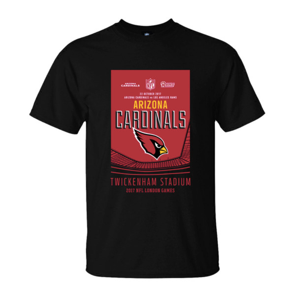 Arizona Cardinals London Games 2017 Team T-Shirt - Youth Sizes