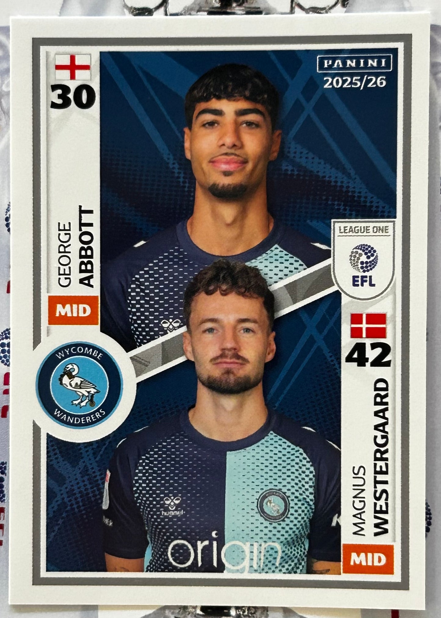 Panini EFL 2025-26 Sticker Collection - Single LEAGUE ONE Stickers (#629 - #676)